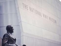 Exterior view of The National WWII Museum near La Galerie Hotel