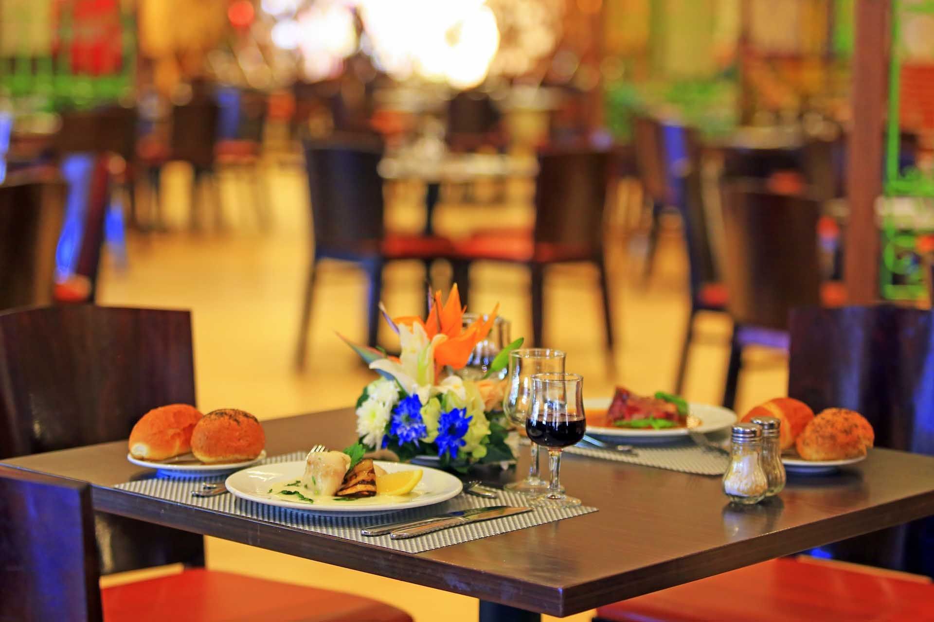 A Dining setup in The Orangeraie at Labranda Targa Aqua Parc