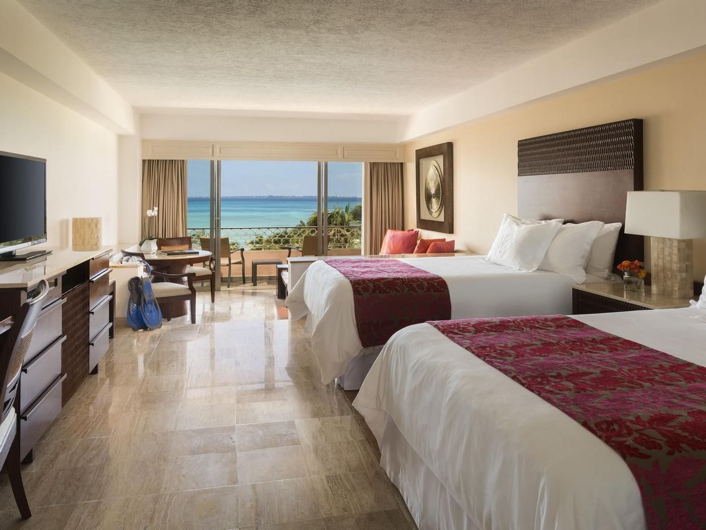 Interior of Ocean Front Suite at Grand Fiesta Americana