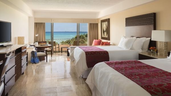 Interior of Ocean Front Suite at Grand Fiesta Americana