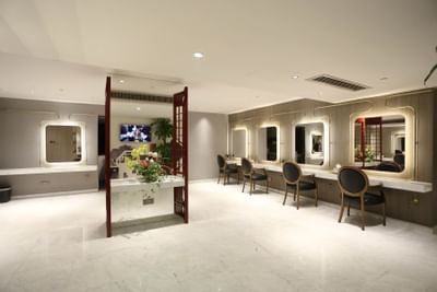 Interior of fully equipped beauty Salon at White Swan hotel