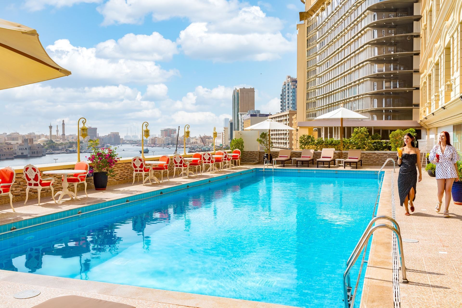 Carlton Hotels & Suites Dubai rooftop pool & terrace