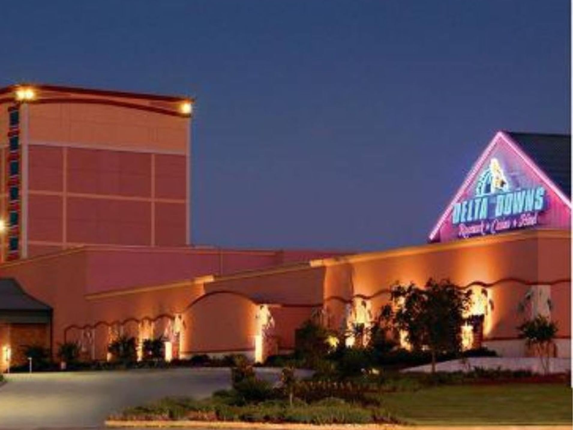Exterior of Delta Downs near MCM Elegante Beaumont