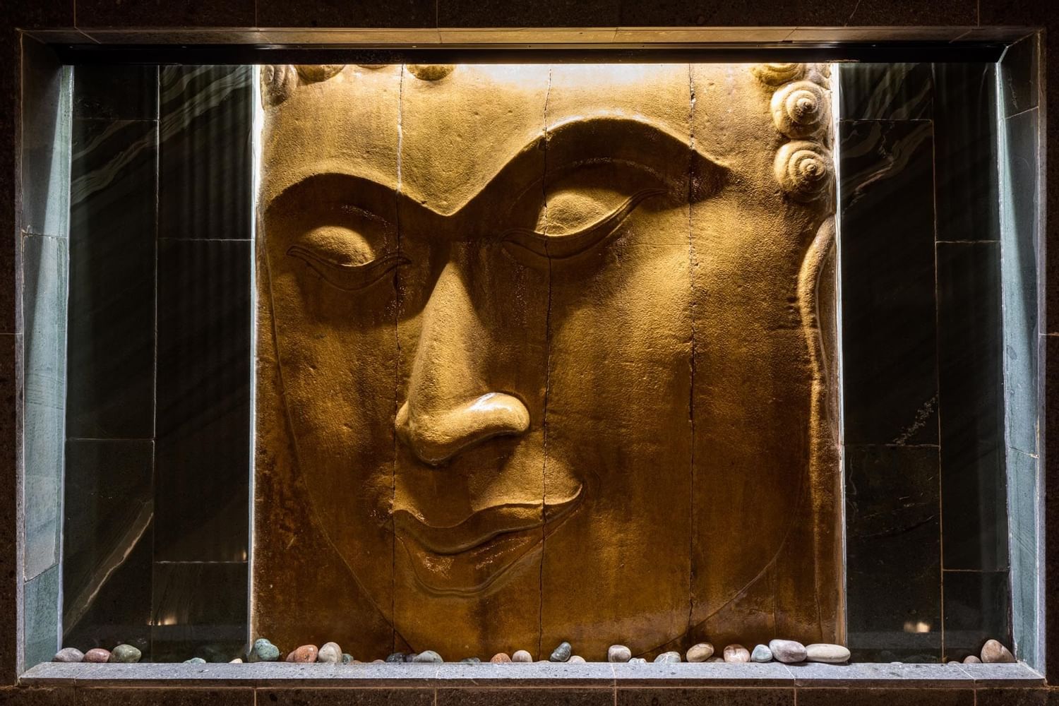 Lord buddha image in May Fair Spa at The May Fair Hotel London