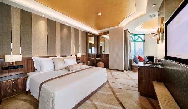 King bed & furniture in Business Suite at Sunway Resort