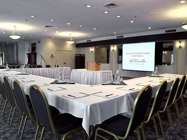 Business Meeting Setup, opposing angle