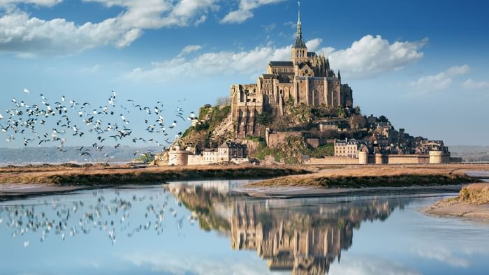 Exterior view of Le Mont-saint-michel near The Original Hotels
