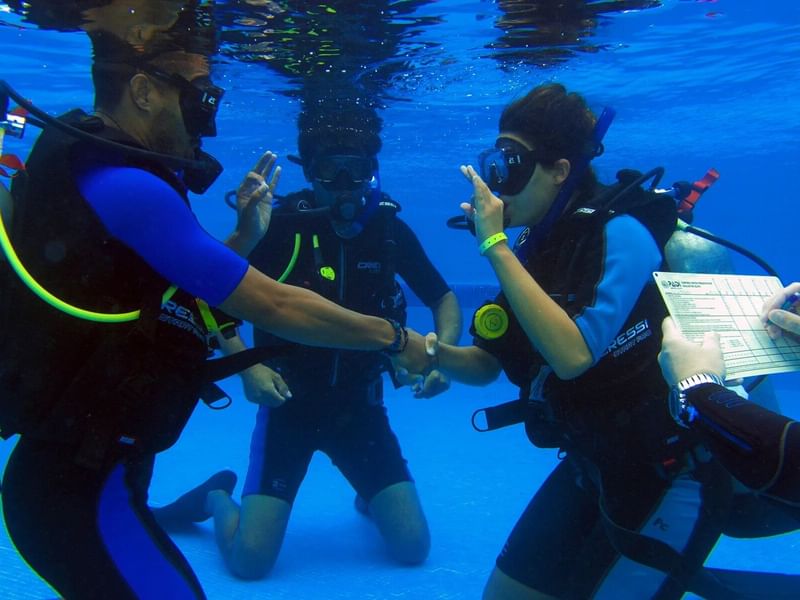 Three-person Adventure Scuba Diving at The Reef Coco Beach