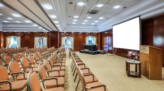 Theater set-up in a conference room at Ana Hotels