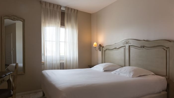 Interior of the Double bedroom at Hotel Les Poemes de Chartres