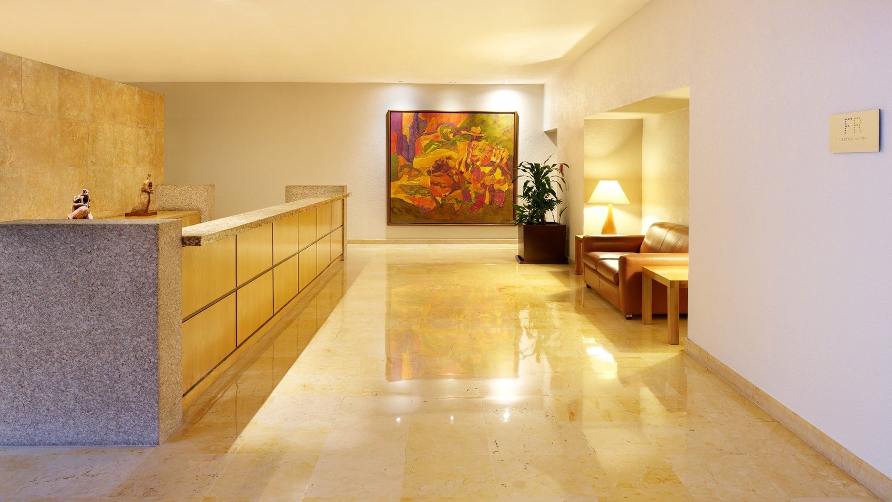 Lobby & lounges in the Business Center at FA Guadalajara