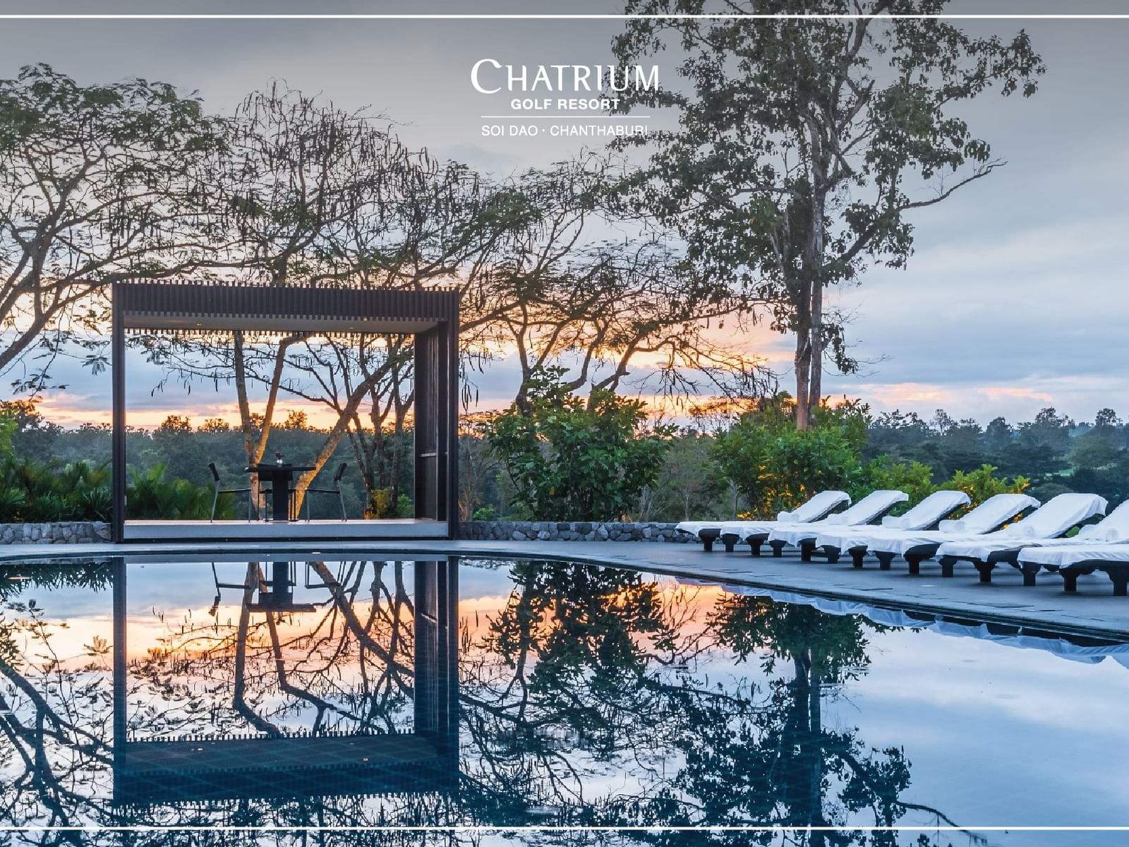 Banner of Chatrium Golf Resort with an outdoor pool background