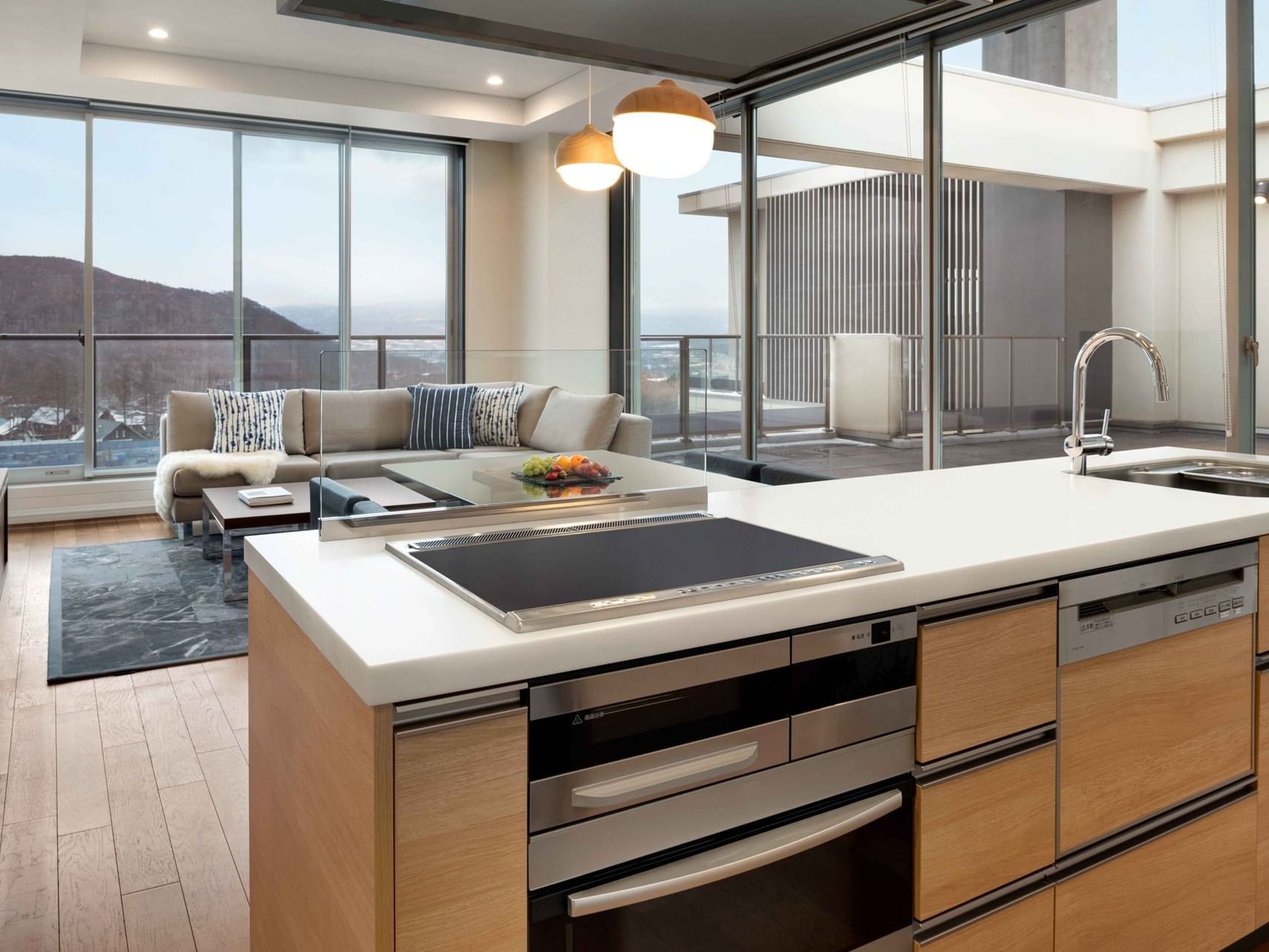 2 Bedroom Penthouse City View Pantry at Chatrium Niseko Japan