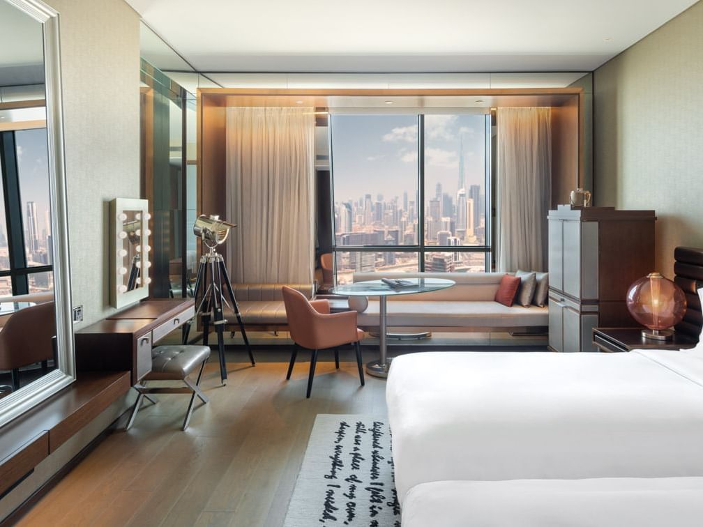 The Family room with Downtown views at Paramount Hotel Dubai