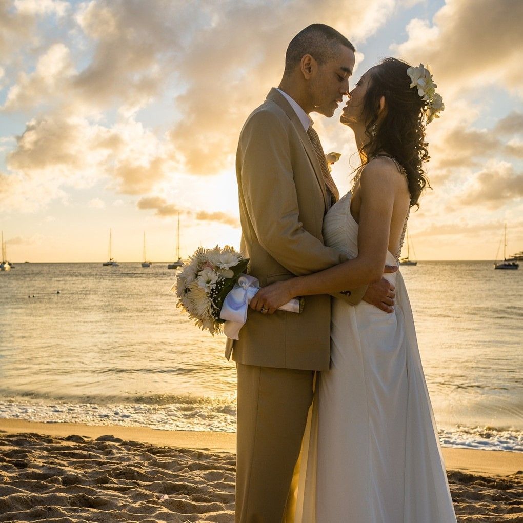 Bay Gardens Wedding Couple