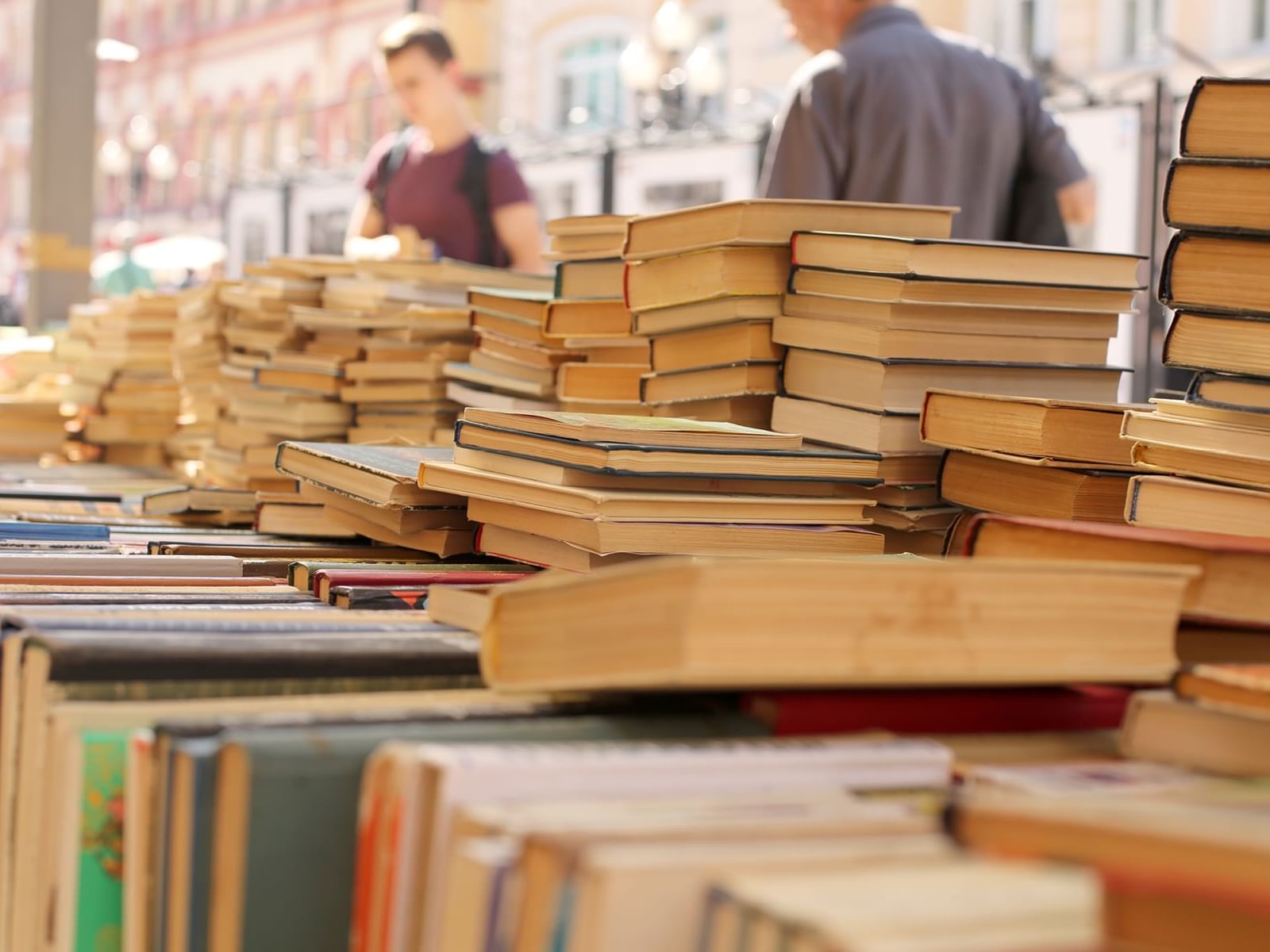Books arranged in the exhibition near Grand Fiesta Americana Guadalajara Country Club
