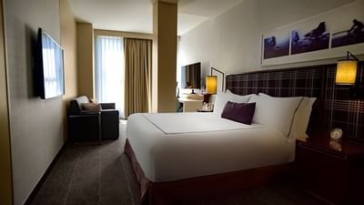 Interior of Studio King Room at The Godfrey Boston Hotel
