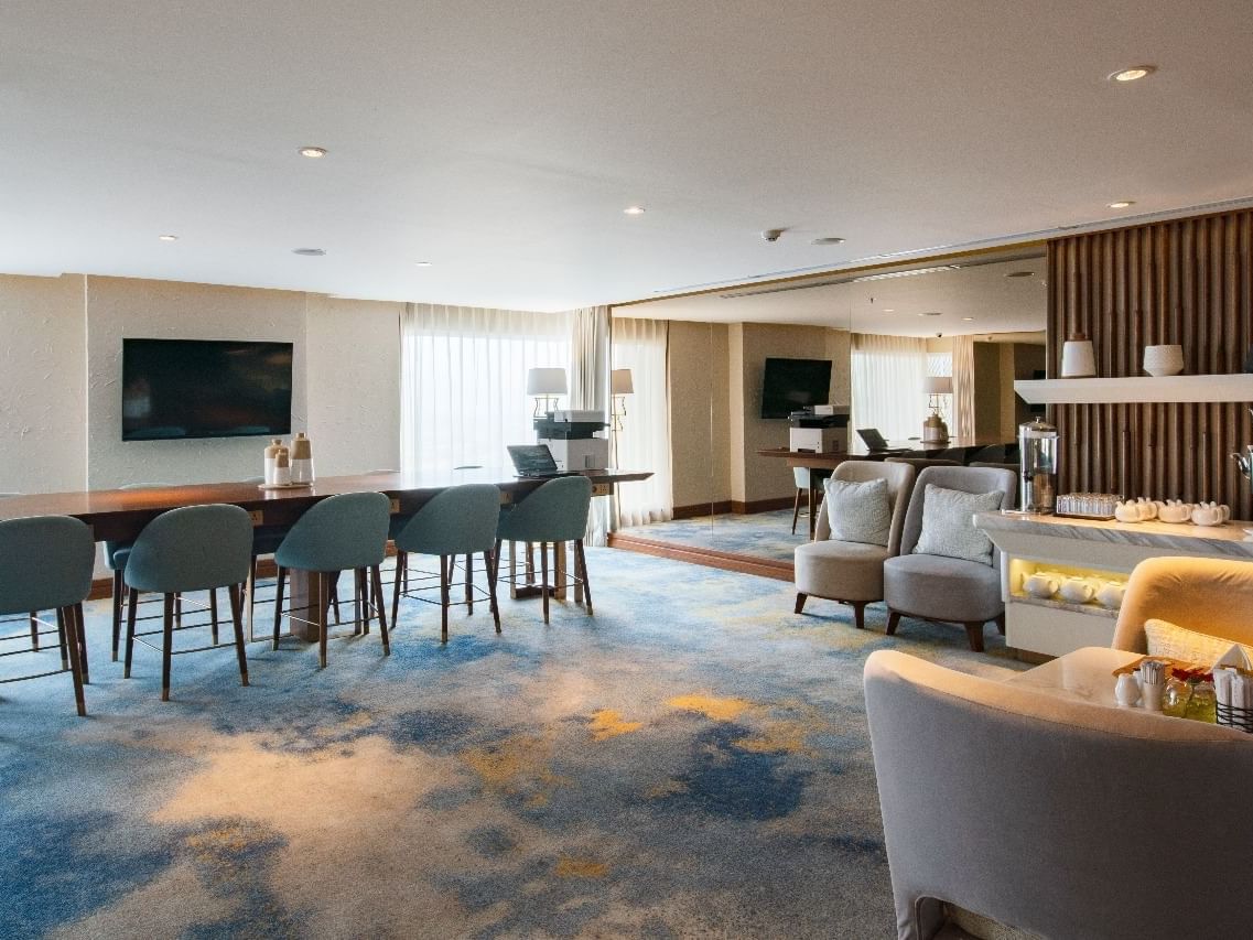 Lobby area in Executive club lounge at Vasa Hotel Surabaya