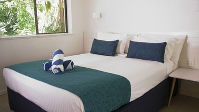 Reef Rooms with a kingbed at Heron Island Resort