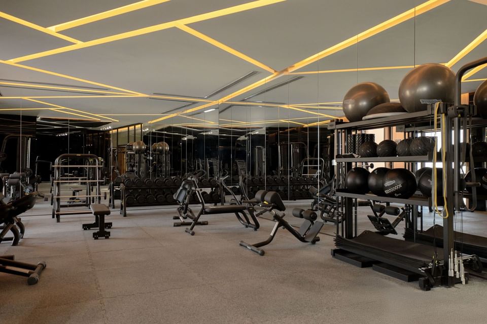 Gym at World Heart Hotel Baghdad