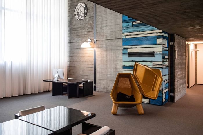 Interior view of Corrado Lev at Duparc Contemporary Suites