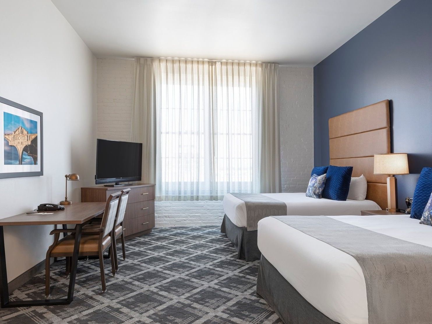 Double queen bed room at the Hotel at Old Town