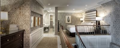 Interior of Presidential Suite, 2 floors at Chateau Vaudreuil