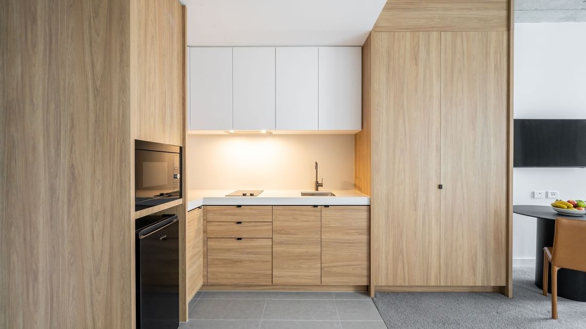 Premium Apartment | Accommodation near Marvel Stadium - Apartment Rentals With Yamaha Kitchen Entertainment Functionality