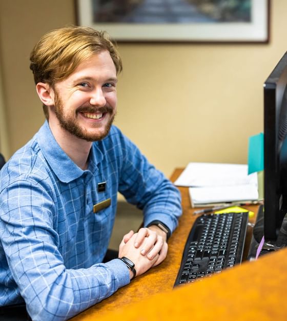 Headshot image of employee captured at Stein Eriksen Lodge