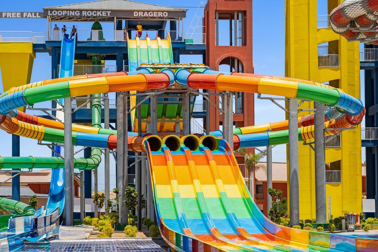 Aqua Park at Pickalbatros Water Valley Resort in Neverland, Hurghada