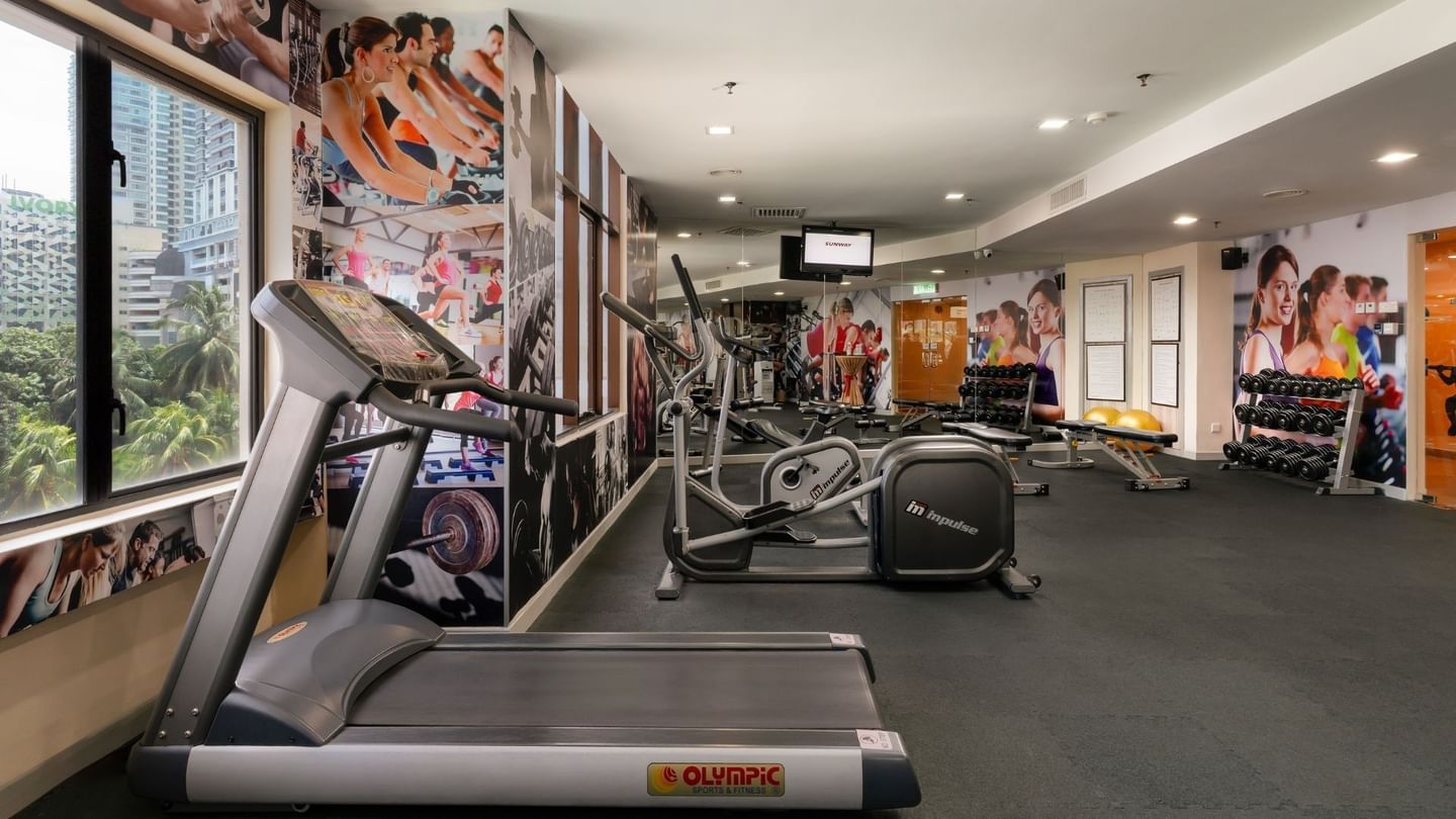 Fitness Centre with gym equipment