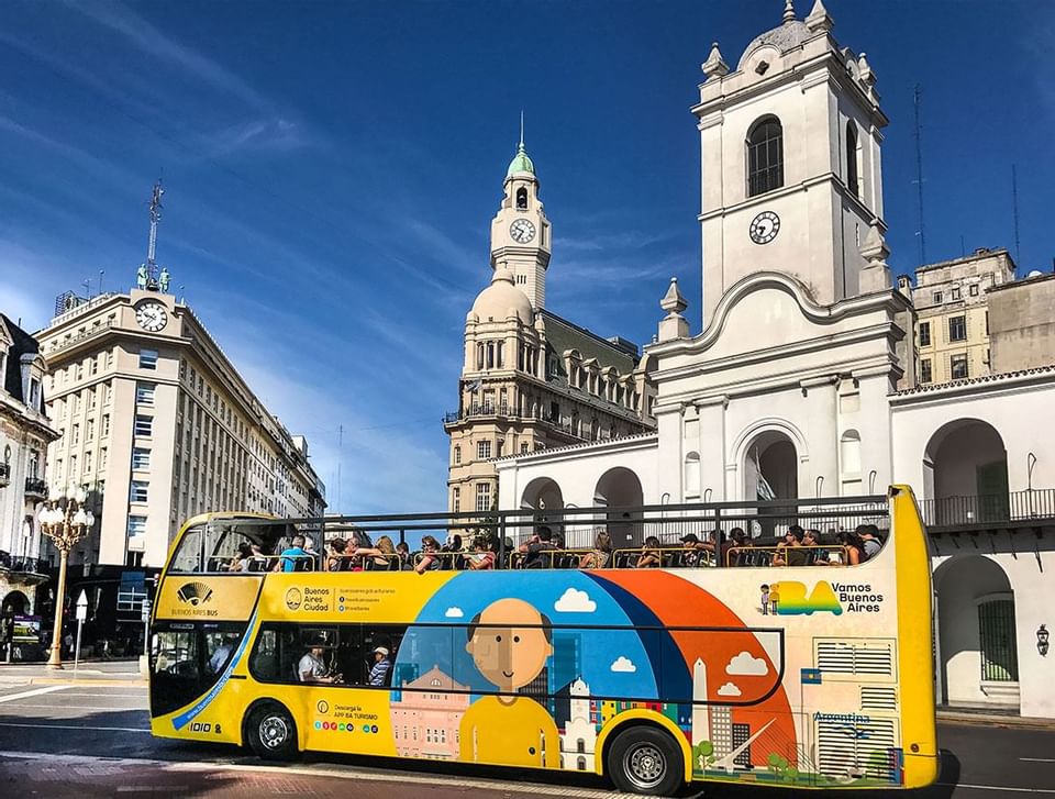 View of Cabildo building near Hotel Emperador Buenos Aires