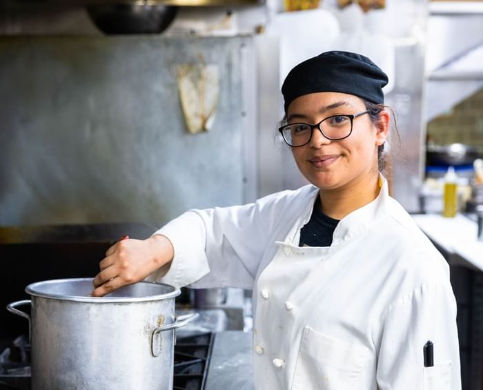 Headshot image of chef  captured at Stein Eriksen Lodge