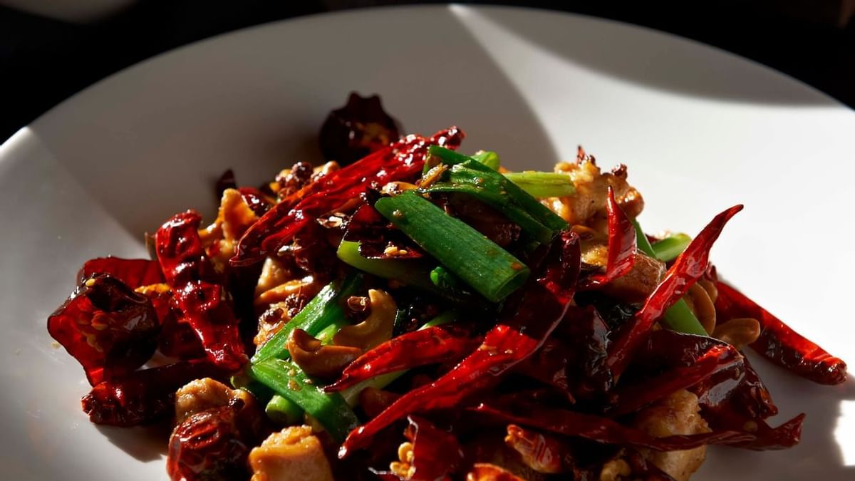 Served dish in Spice Temple at Crown Hotel Melbourne