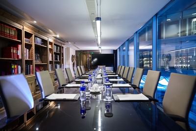 Interior of the Library meeting room at Hotel Eclat Beijing