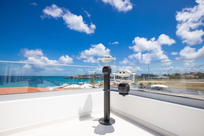 Balcony Hi Spy viewing machine, The Morgan Resort Spa Village