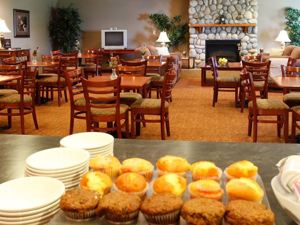 Hotel breakfast rooom