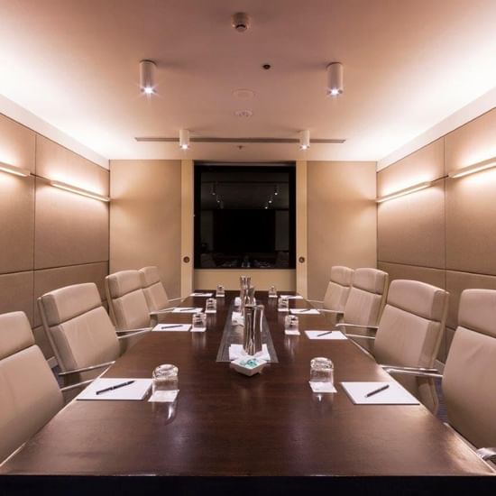 Table arranged for a Meeting at Pullman Sydney Olympic Park