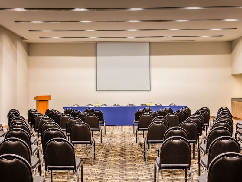 Theater setup in Salon C room at Fiesta Inn Hotels