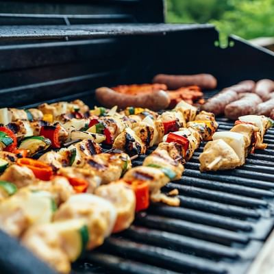 Close-up of BBQ in Pentolo & Grill at Falkensteiner Hotels