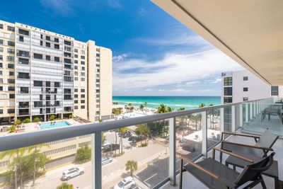 Surrounding view from a balcony at Costa Beach Resort