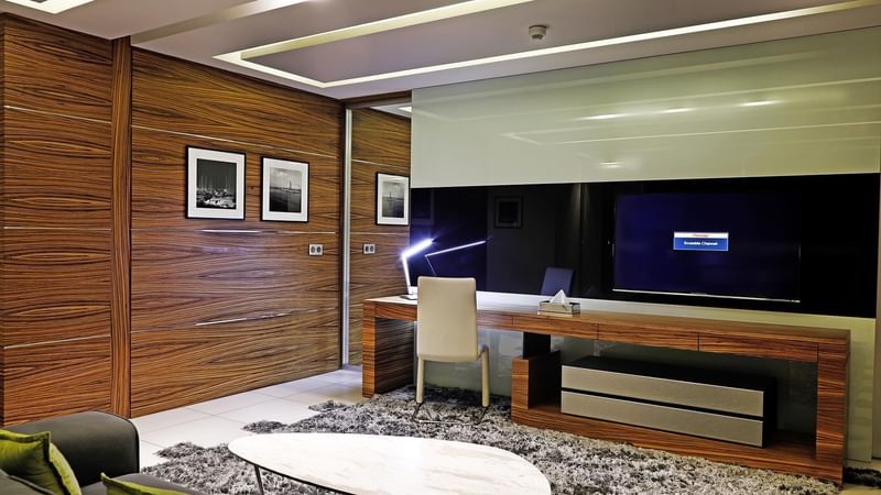 Living area in Executive Suite at Warwick Stone 55 - Beirut