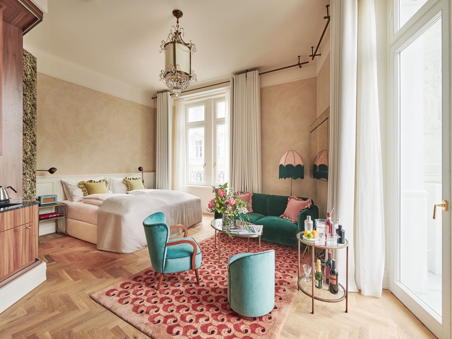 View of the Junior suite at Hotel Motto Vienna