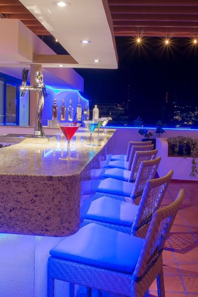 Sky bar at Plaza Pelicanos Grand Beach Resort Hotel