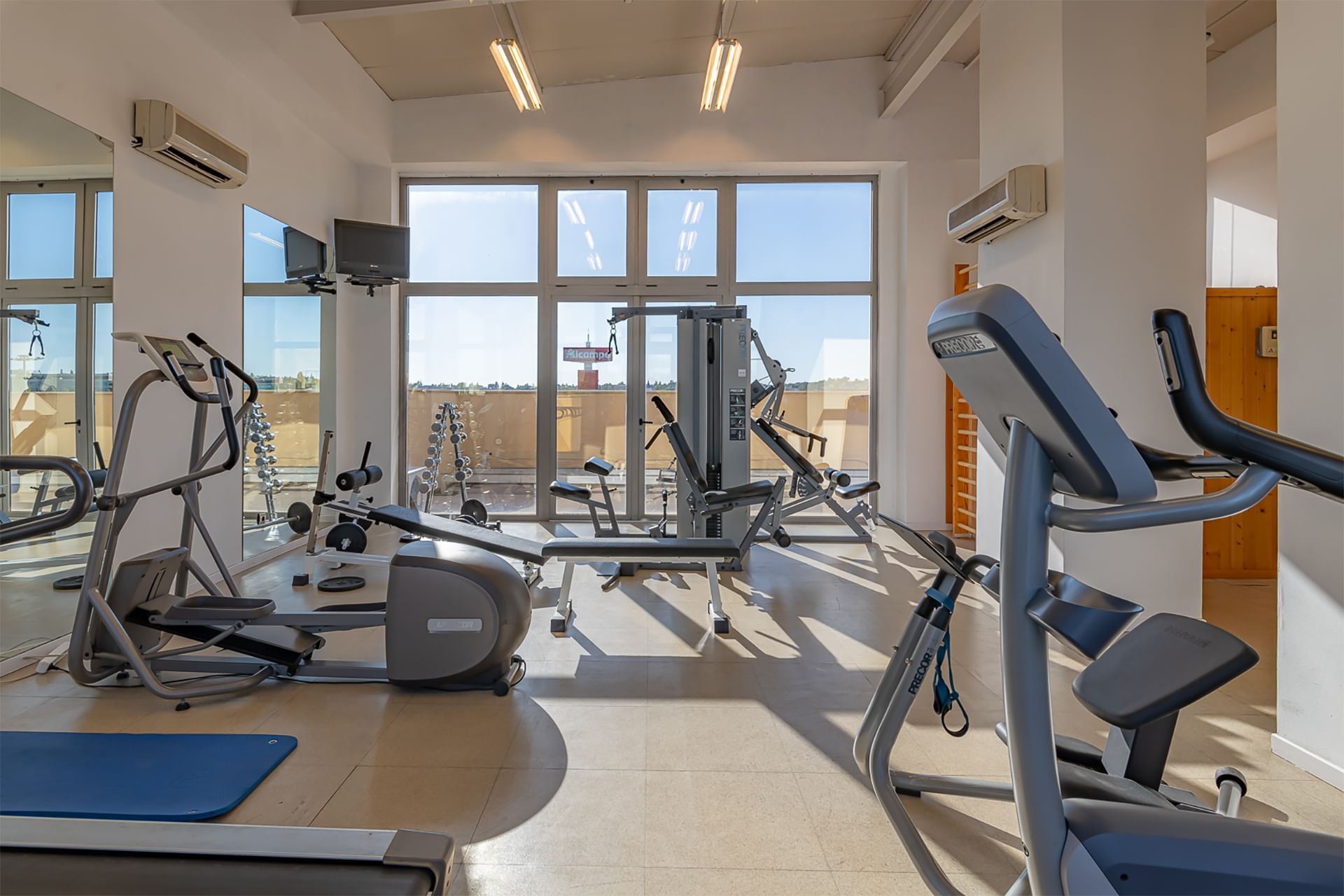 Gimnasio del Hotel Amura Alcobendas cerca de Madrid