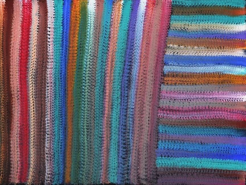 Merdiga painted portrait in Mitchell Fine Art near Sofitel Brisbane Central