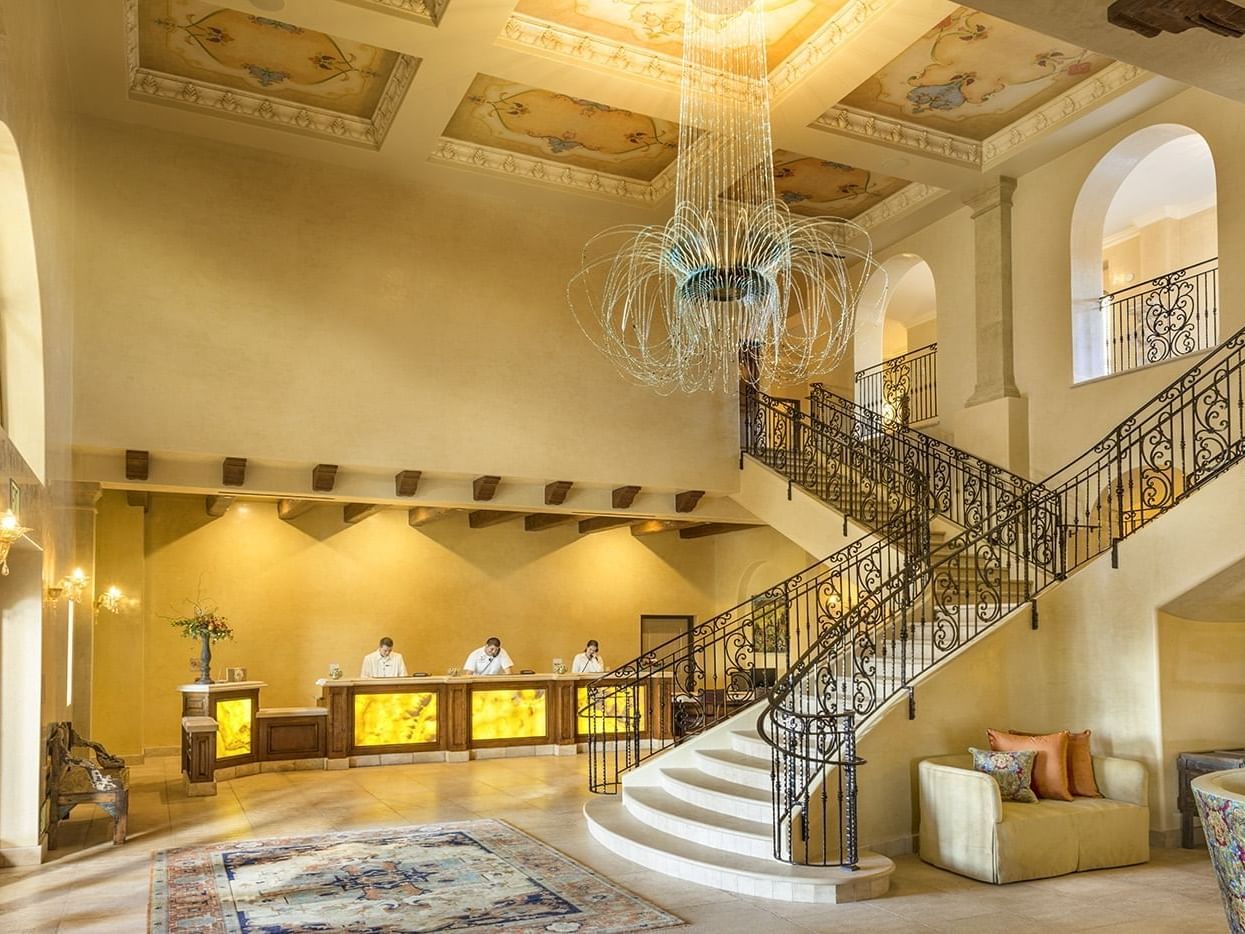 The lobby of Allegretto Vineyard Resort