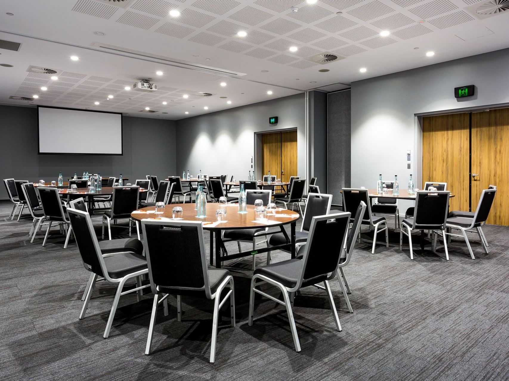 Cabaret set-up in Chancellor 1 at Grand Chancellor Brisbane