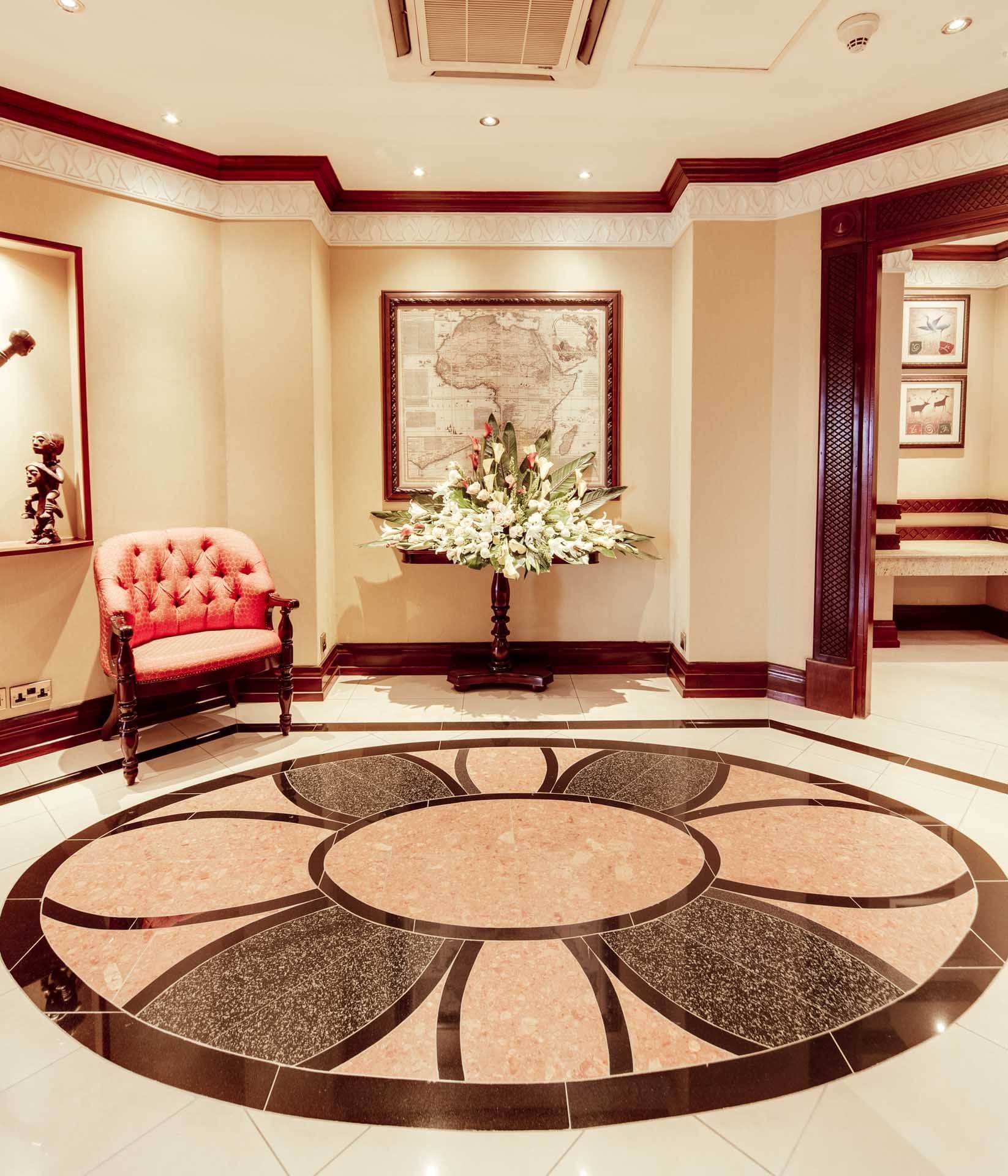Interior of Royal Suite living area at Kampala Serena Hotel