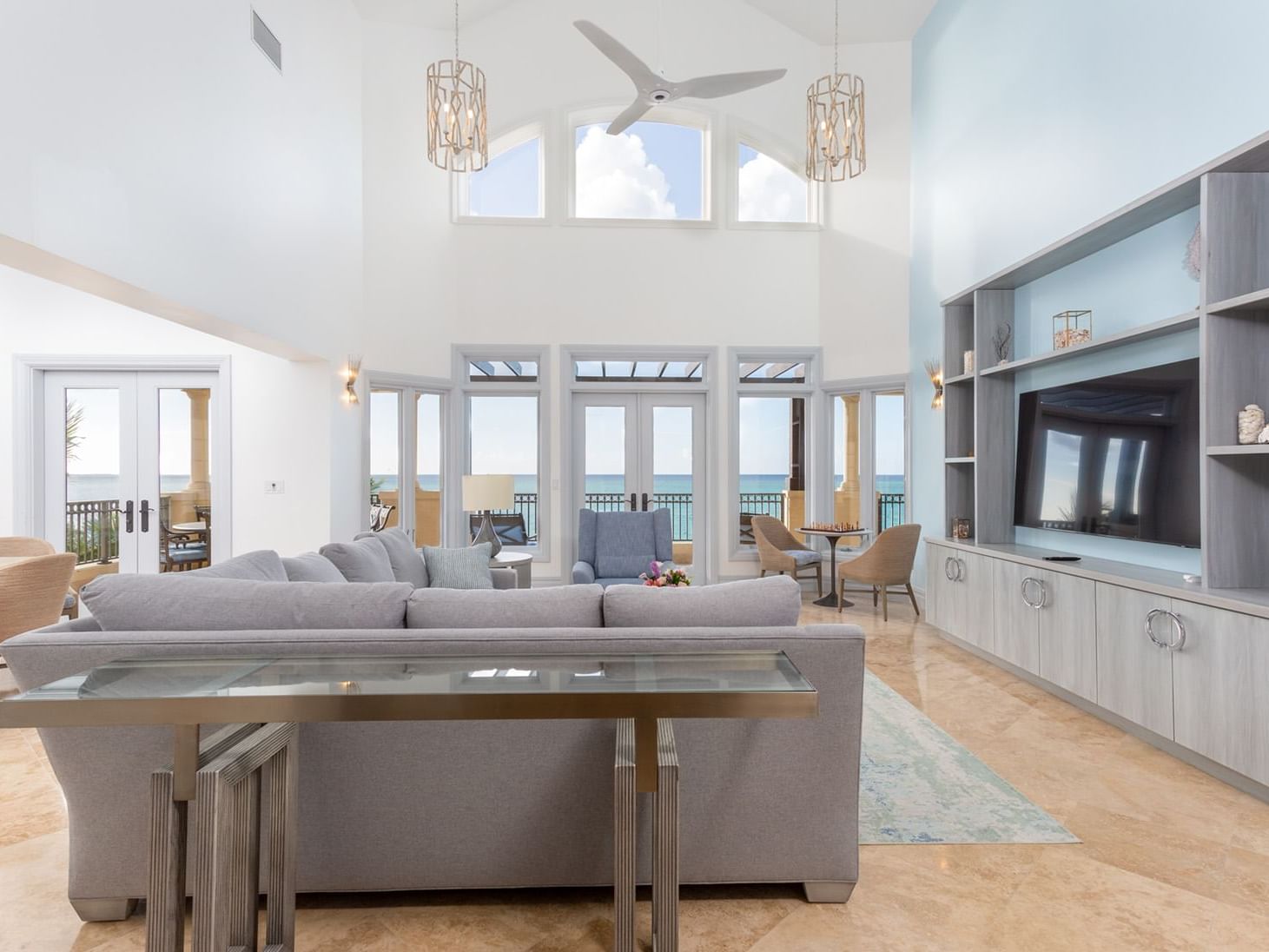 5 Bedroom Ocean Front Penthouse at Somerset on Grace Bay